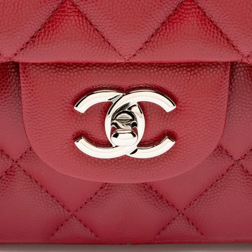 Chanel Caviar Leather Classic Jumbo Double Flap Bag